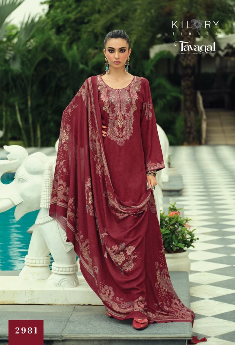 Tavaqal By Kilory Viscose Pashmina Salwar Kameez